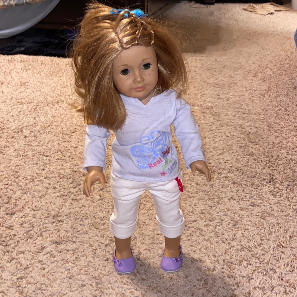 American Girl Doll with Haircut and Cute Style